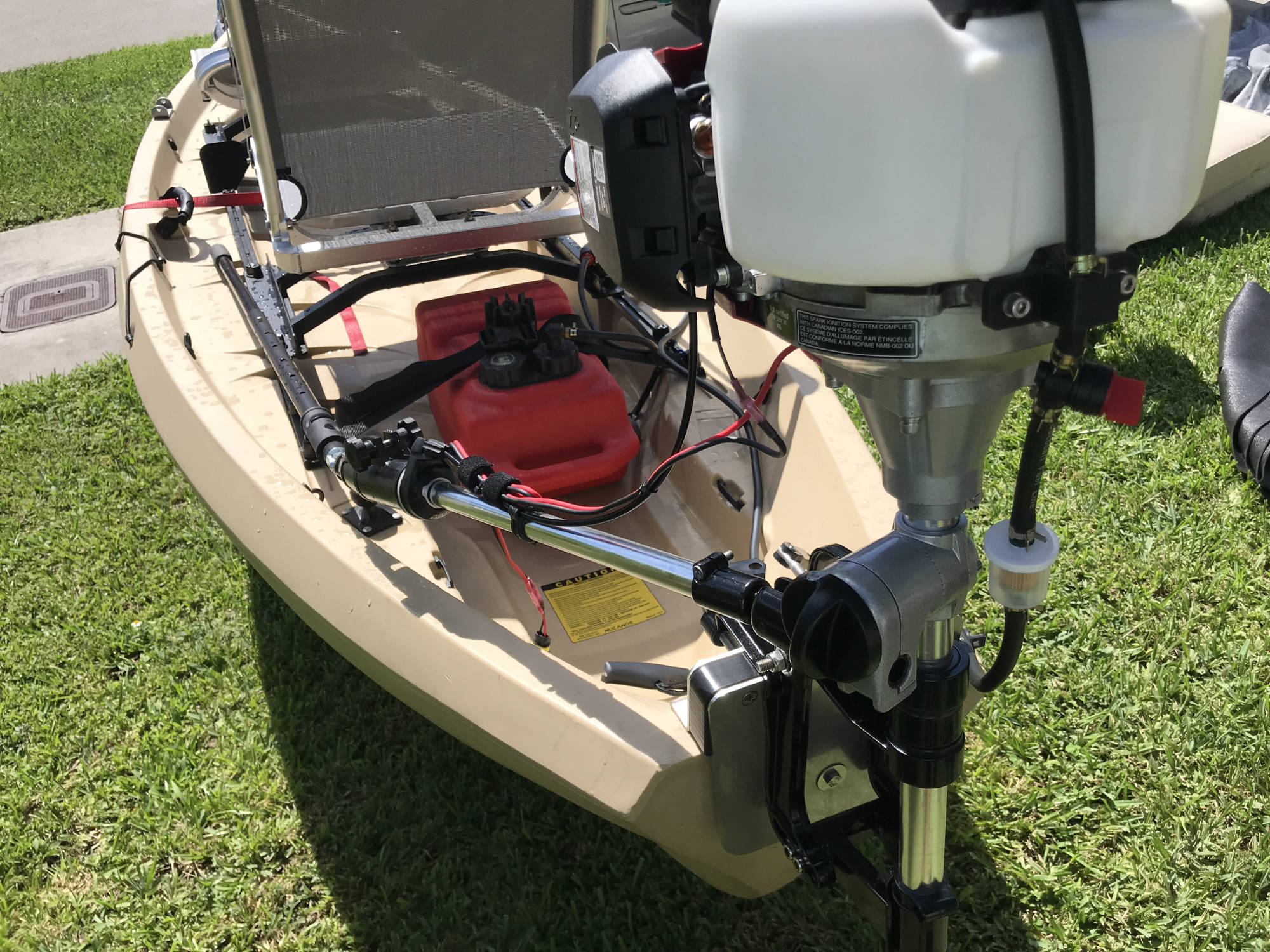 Kayak Buddys Lightweight Aircooled Engine Systems for Small Watercraft